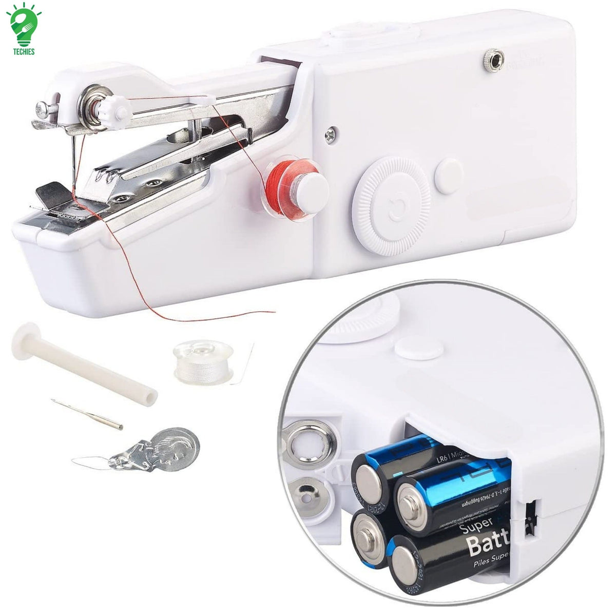 Sewing Machine Mini Handy Stitch Machine | Portable Sewing Machine Battery Operated(instant Stitching)