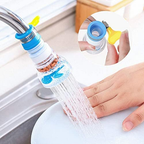 1 Pc Faucet-tap – Anti-splash 360 Degree Adjustable And Rotating Water Purifier Tap For Kitchen-shower With Clip-water Saving Filter