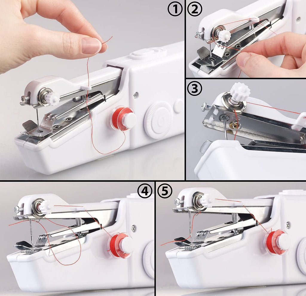 Sewing Machine Mini Handy Stitch Machine | Portable Sewing Machine Battery Operated(instant Stitching)