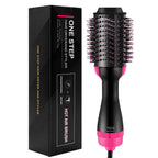 One Step Hair Dryer Brush and volumizer 3 in 1, hair straightner and hair curler for ladies - hare drier for girls - Hair Straightener Comb for Drying for women