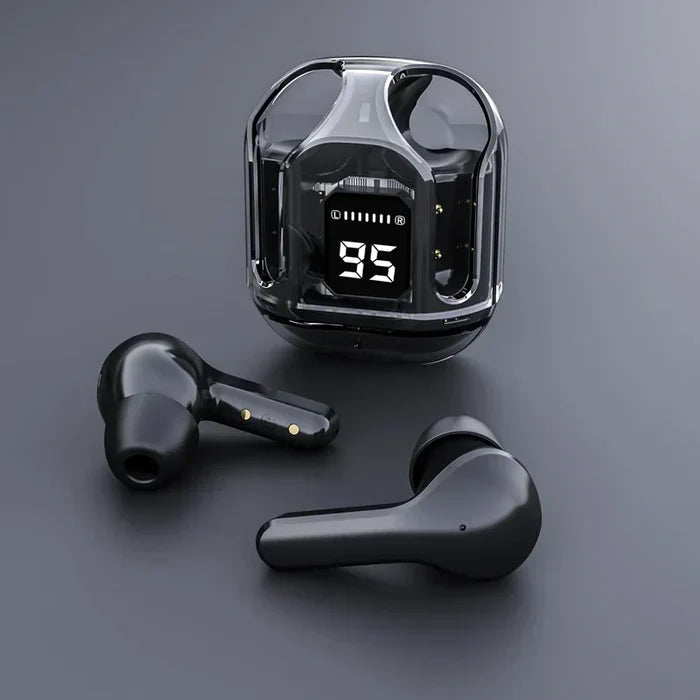 Air31 Wireless Crystal Transparent Bluetooth/airpods/earbuds