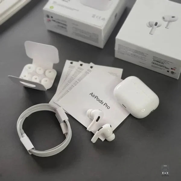Airpods Pro 2nd Generation Platinum With Anc(Active Noise Cancellation) Original A+ Quality