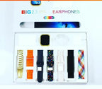 I20 Ultra Max Suit Smart Watch 10 In 1 Box 2.3inch Large Screen With 7 Strips Smartwatch With Airpords 2